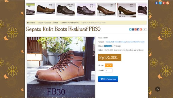 Sepatu Kulit Asli Magetan Web Preview